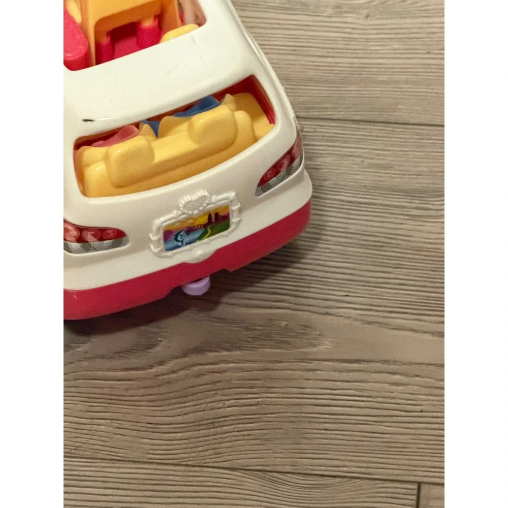 Fisher-Price Loving Family SUV Cream Pink Toy SUV 4 Door Car Seats B0011 works